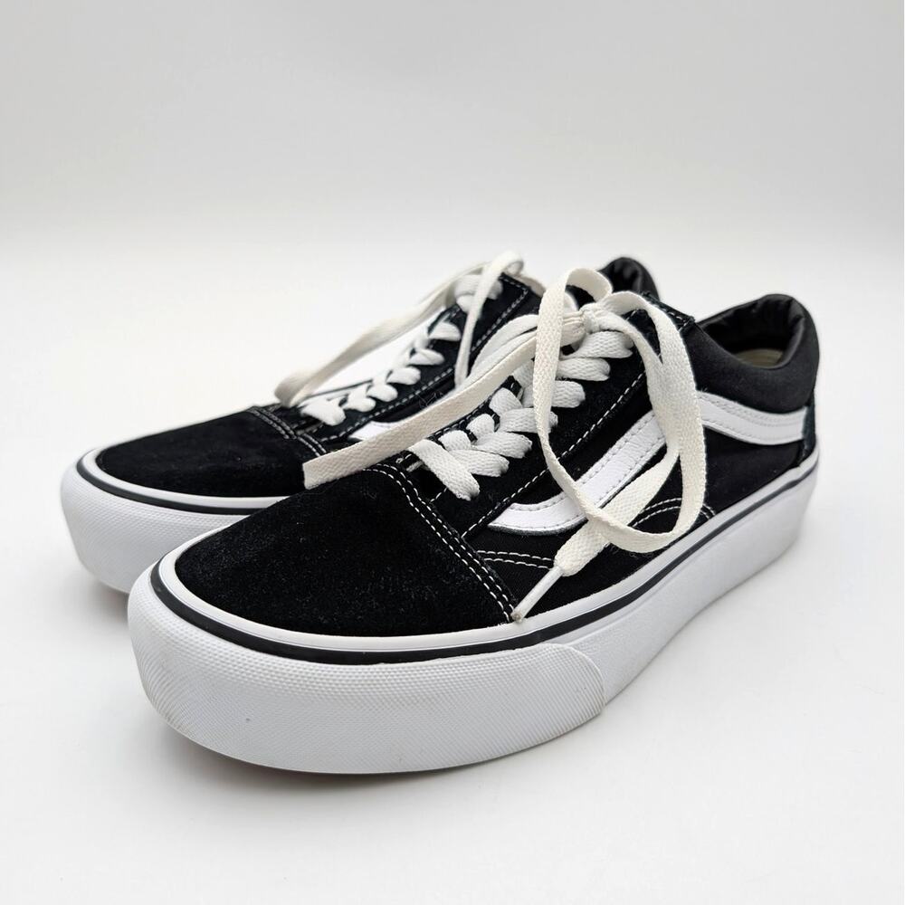 Vans Off The Wall Low Top Shoes Unisex Retro Black Size US W8/M6.5 EU38.5